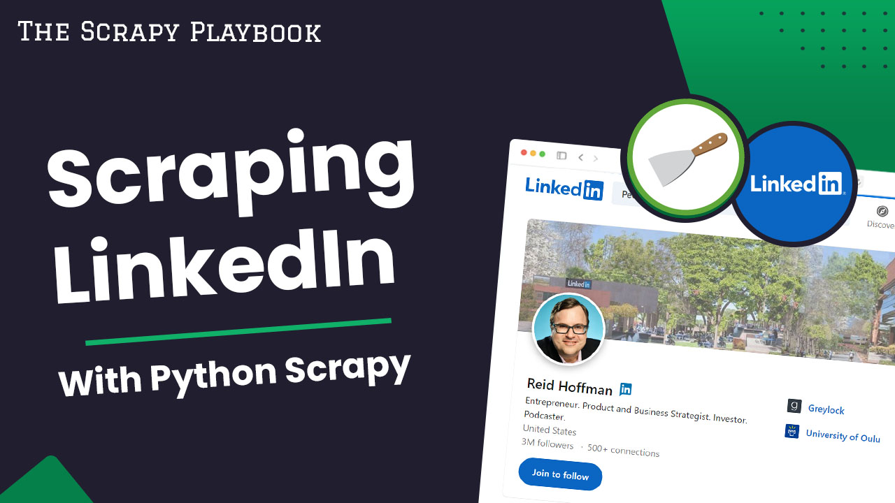 Python Scrapy: Build A LinkedIn People Profile Scraper